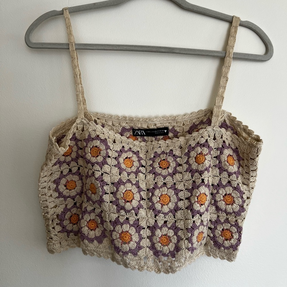 Crochet crop top